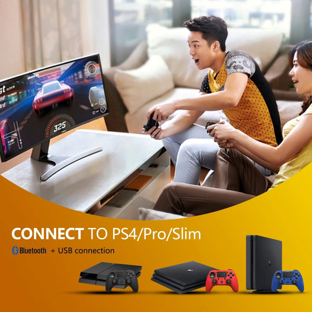 Bežični PS4 kompatibilni kontroler crni DoubleShock 4