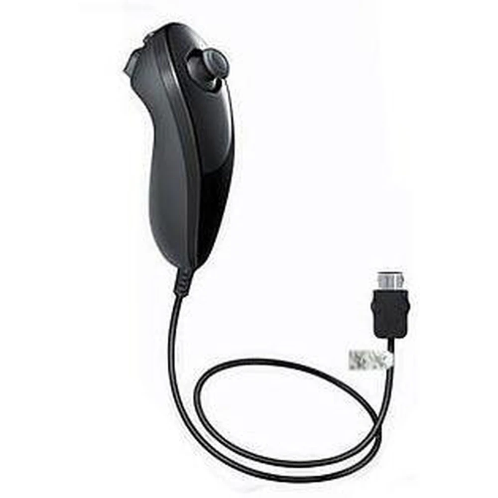Kompatibilni crni Wii Nunchuck kontroler za precizno igranje