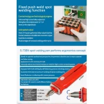 Sunkko 709AD+ točkasti zavarivač 220V sa lemilicom za 18650 baterije