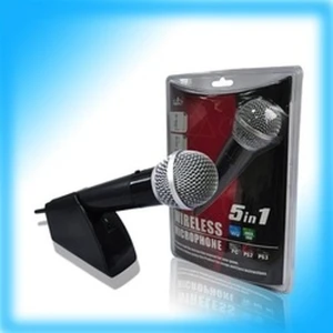 Bežični mikrofon za PS2 PS3 Xbox 360 Wii PC Pega 5 u 1
