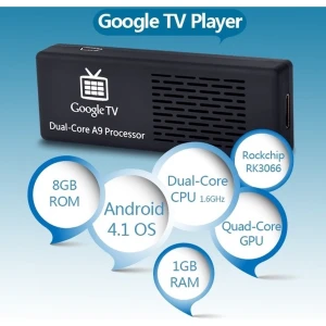 Mini PC MK808 Android Dual-Core 4.1.1 s 1GB RAM i 8GB ROM Wi-Fi HDMI