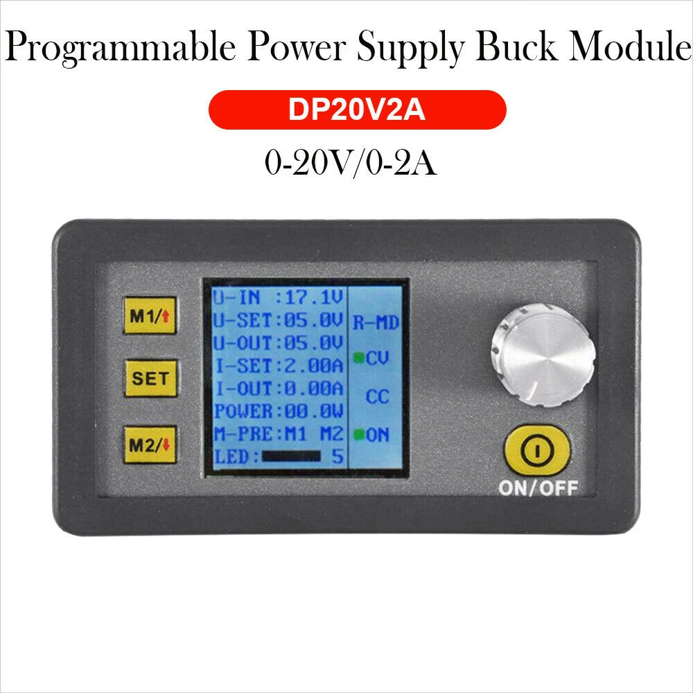 Visokoprecizni programabilni napajni modul DP20V2A s LCD zaslonom
