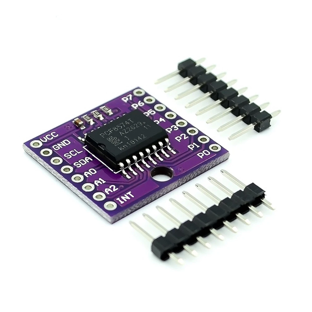 Módulo PCF8574T para extensión de puertos E/S en cascada para Arduino