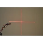 Crveni laserski modul križni fokus 5mW 3V-5V za elektronička mjerenja