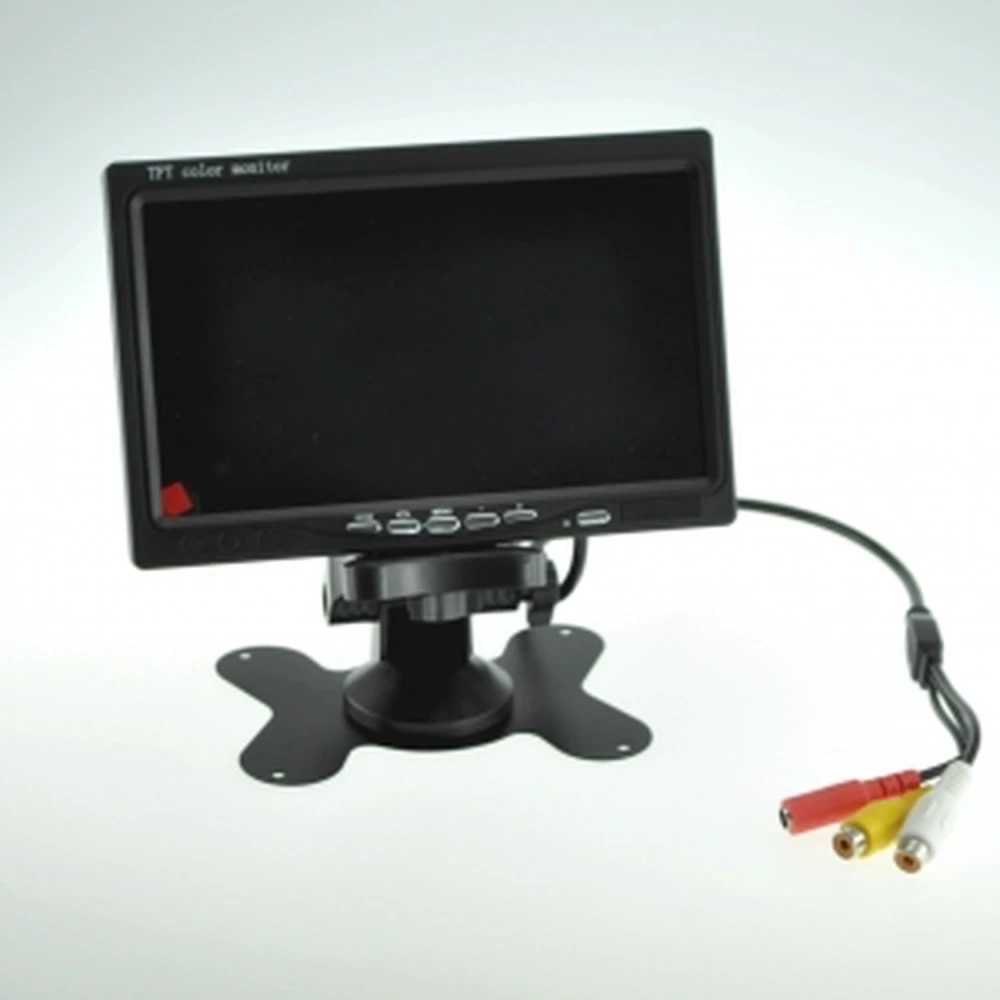 Ugradbeni monitor 7 inča za auto s 2 video ulaza
