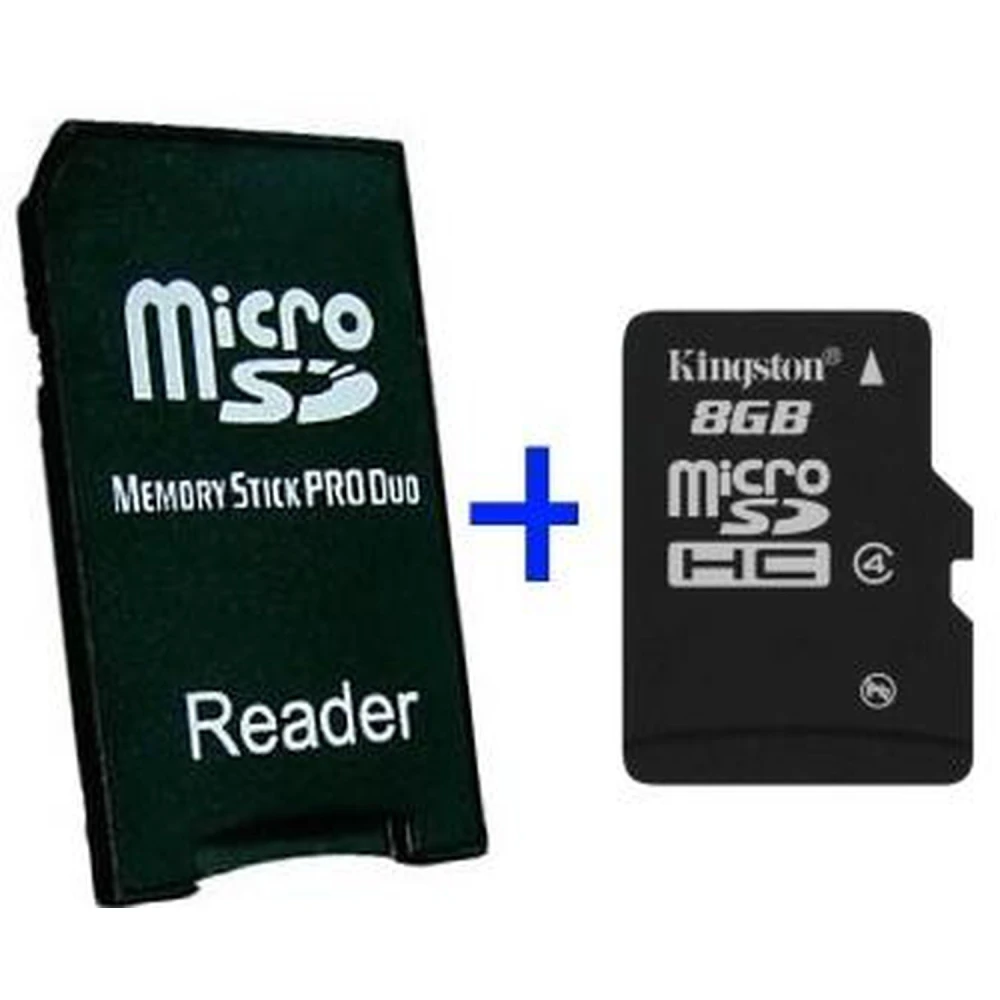 MS Pro Duo Adapter MicroSD 8GB - Adapter za PSP s MicroSD 8GB
