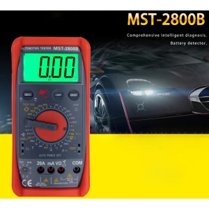 MST-2800B digitalni multimetar s velikim LCD zaslonom za autoelektriku
