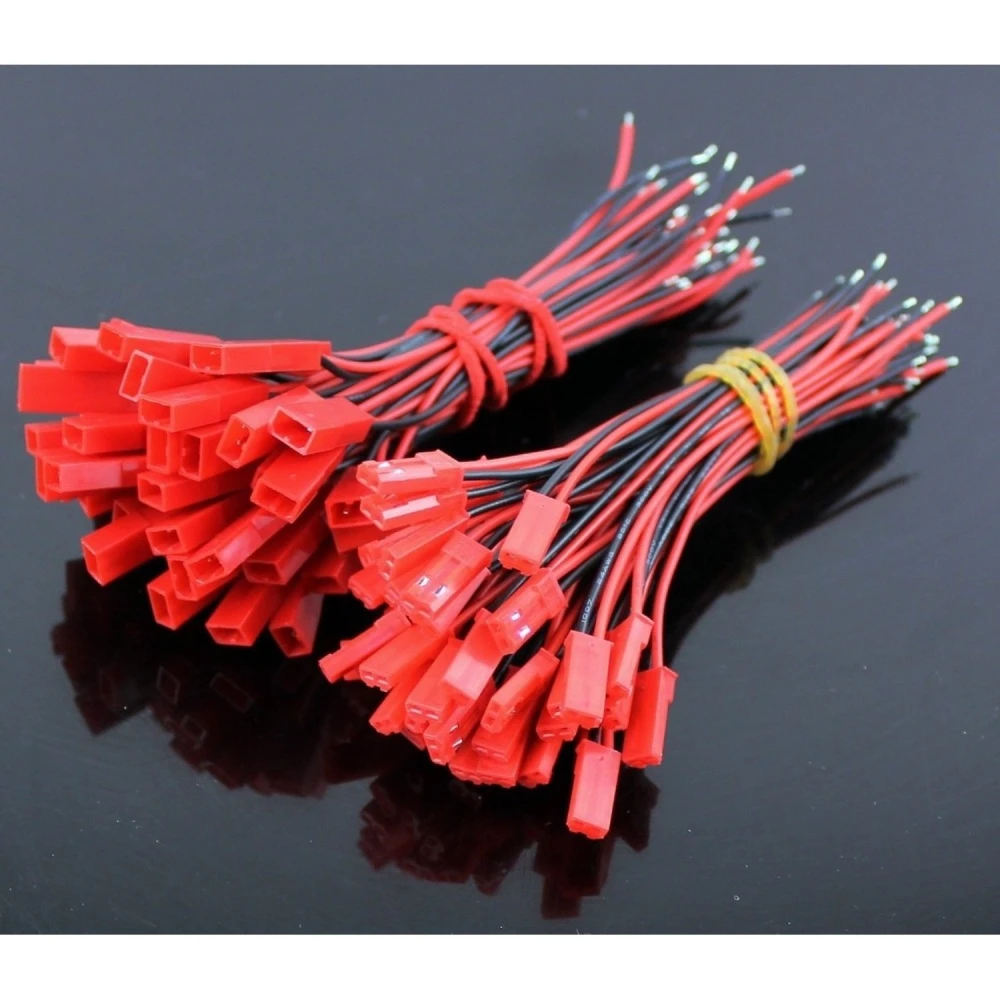 Pack 20 JST konektora s kabelom (10 ženskih + 10 muških) za dronove i RC