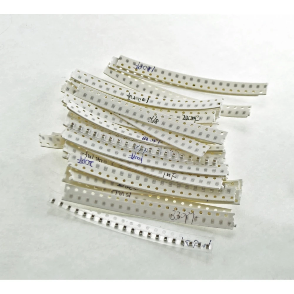 Pakiranje SMD kondenzatora 0603 - 720 kondenzatora, 36 vrijednosti od 1pF do 10uF