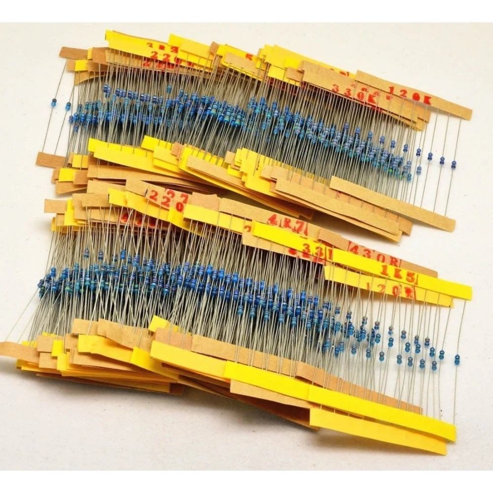 Set otpornika 1/4W 1220 kom - 122 različite vrijednosti