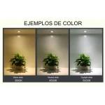 Panel LED 60x60 48W instalado en falso techo con diseño ultra fino