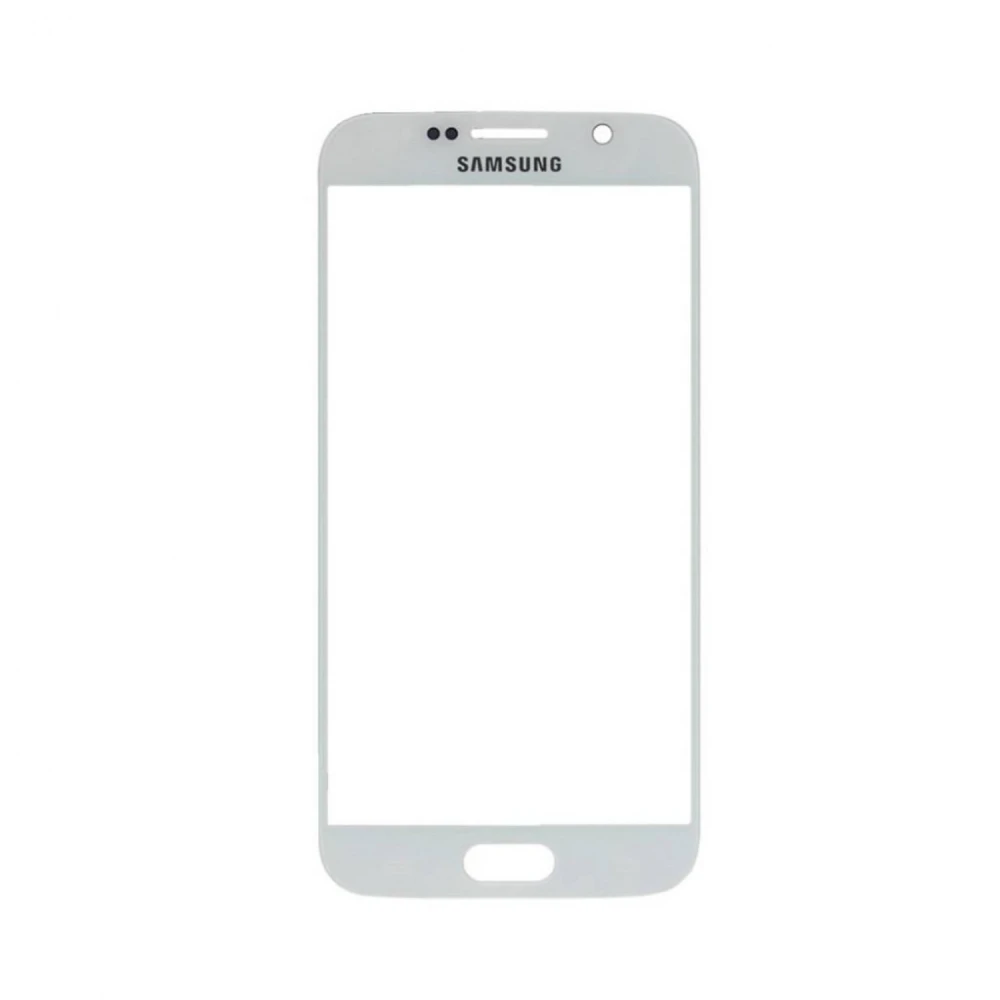 Staklo zaslona Samsung Galaxy S6 bijeli - kvalitetni dio