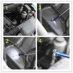 Pinza capturadora flexible con gancho de garra y luz LED para recogida de piezas pequeñas