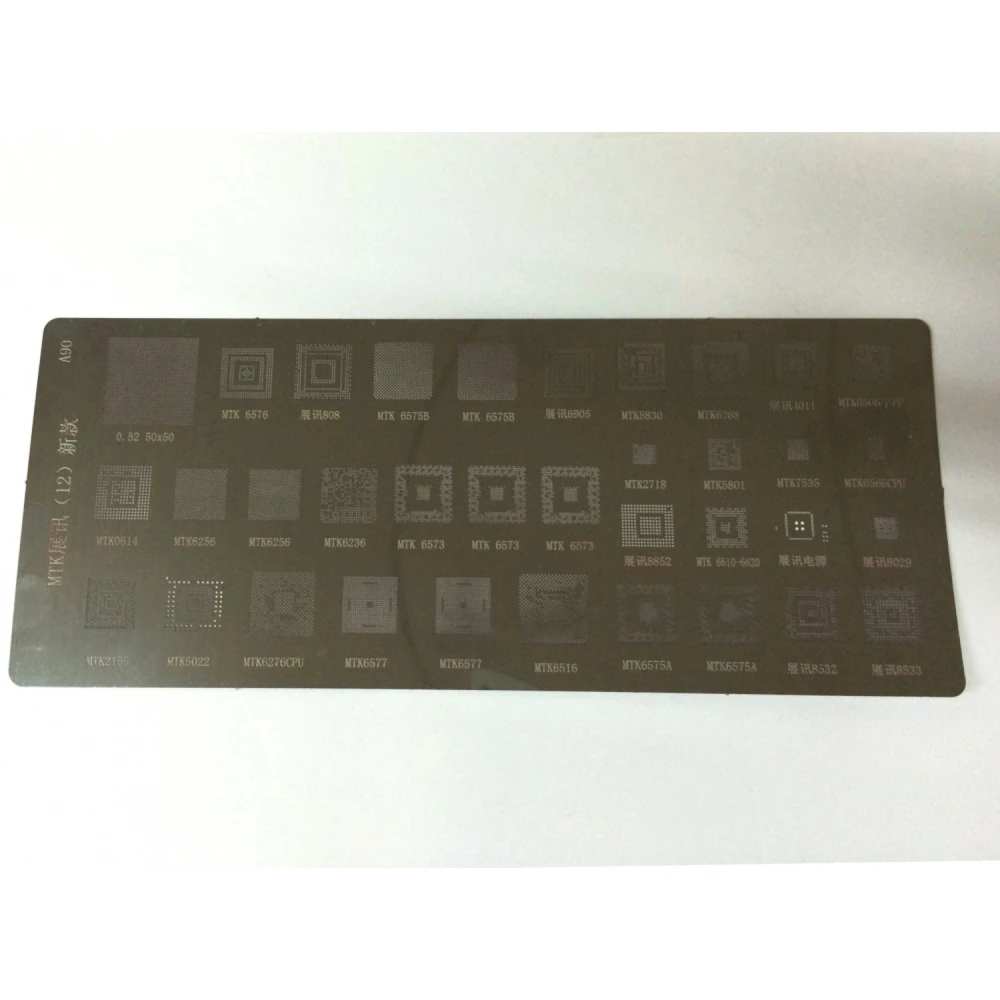 MTK ploča 36 stencils za mobilne telefone A90 - alat za IC reballing