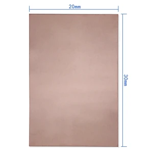 PCB ploča bakar 20x30cm jednostrana od FR4 stakloplastike za DIY