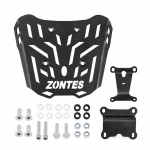 Stražnji Nosač Prtljage Zontes 150X / 125X — Željezna Rešetka 4 mm, Crna