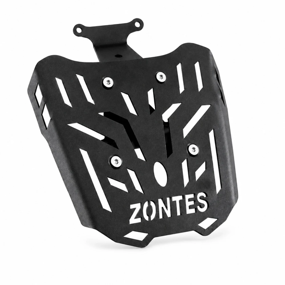Stražnji Nosač Prtljage Zontes 150X / 125X — Željezna Rešetka 4 mm, Crna