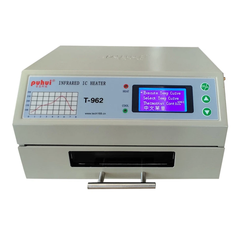 Puhui T-962 V2.0 infracrvena peć za reflow lemljenje PCB-a i SMD BGA komponenti