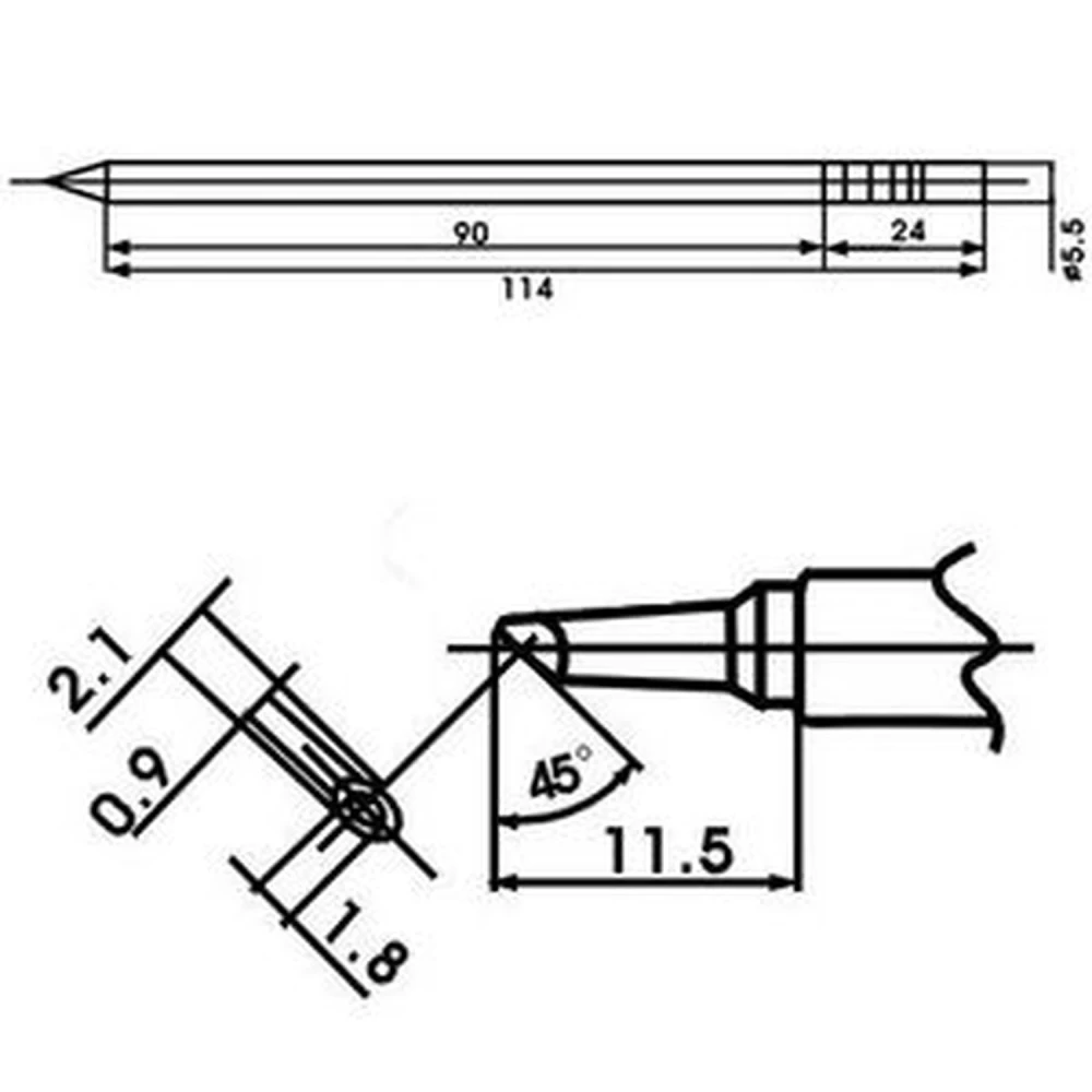 Aoyue LF-2BCM vrh za lemilicu s grijačem za stanice za lemljenje