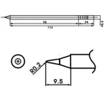 Aoyue LF-I vrh za lemljenje s ugrađenim grijačem - originalni rezervni dio