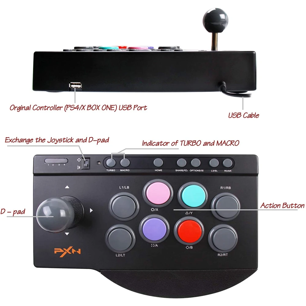 PXN 0082 Arcade stick za PS3 - višenamjenski arcade joystick