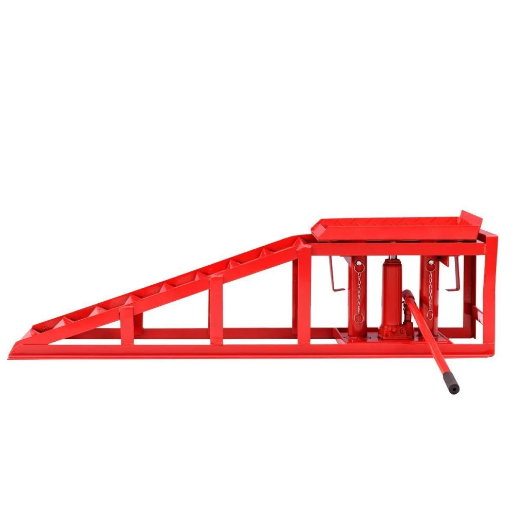 Rampas elevadoras hidráulicas para coches en garaje profesional