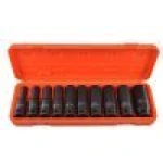 Set od 10 dugih udarnih nasadnih ključeva 1/2 10-24mm TSX TOOL za radionicu