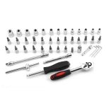 Set nasadnih ključeva 1/4 46 kom TSX TOOL za auto i DIY