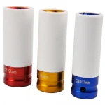 Set dubokih nasadnih ključeva za matice kotača 17mm 19mm 21mm