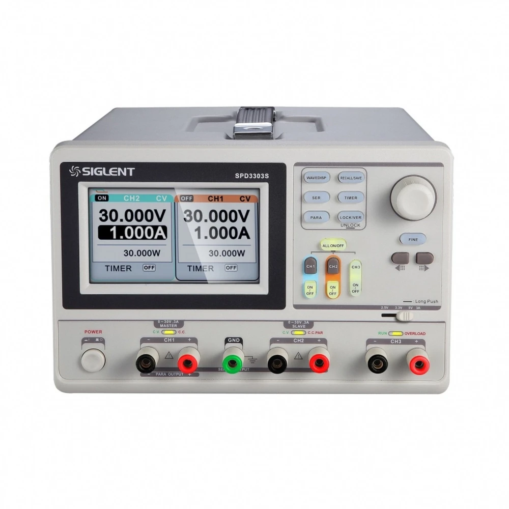 Siglent SPD3303S laboratorijsko napajanje 0-30V trostruki izlaz s PC vezom
