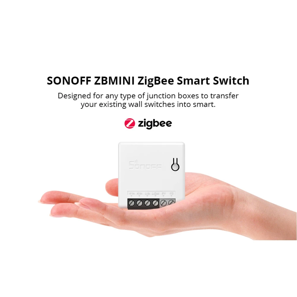 SONOFF ZBMINI ZigBee mini pametni prekidač za upravljanje rasvjetom 2-smjerni