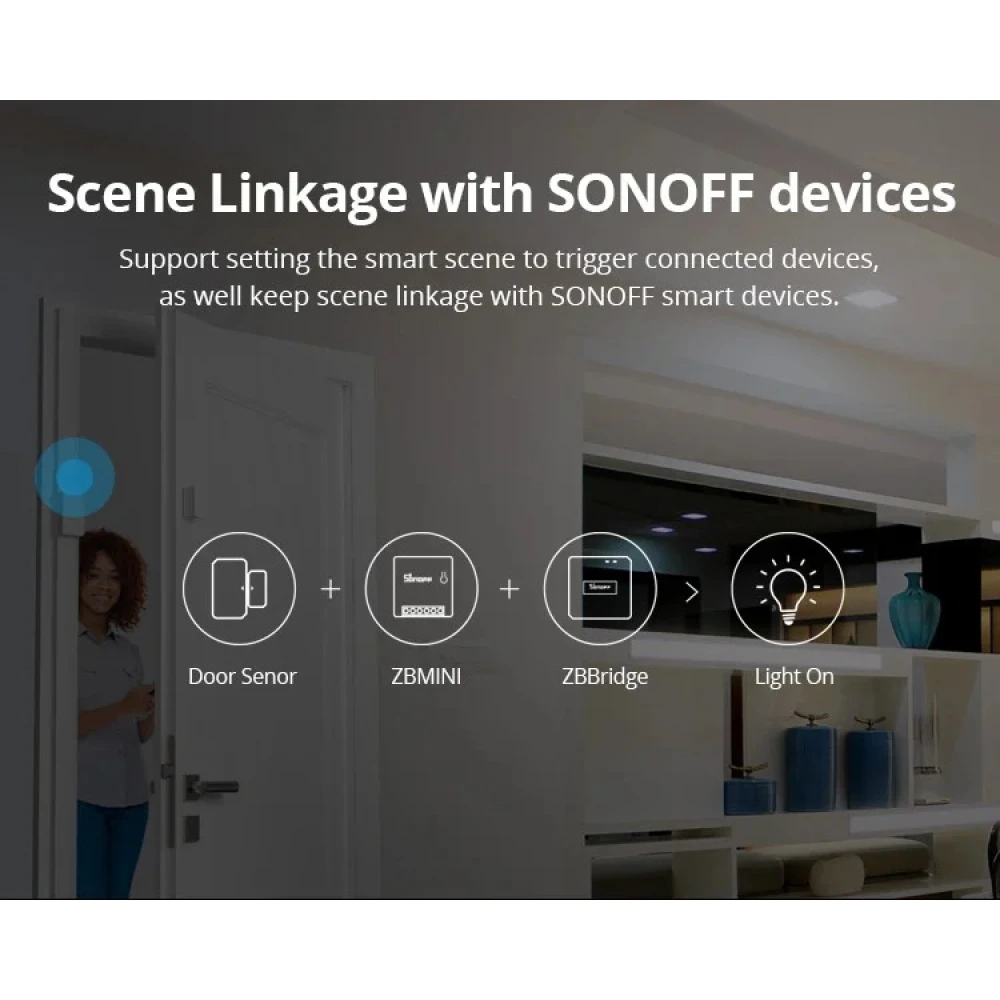SONOFF ZBMINI ZigBee mini pametni prekidač za upravljanje rasvjetom 2-smjerni