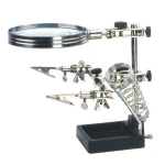 Držač s povećalom za lemljenje elektronike s rukama slobodnima