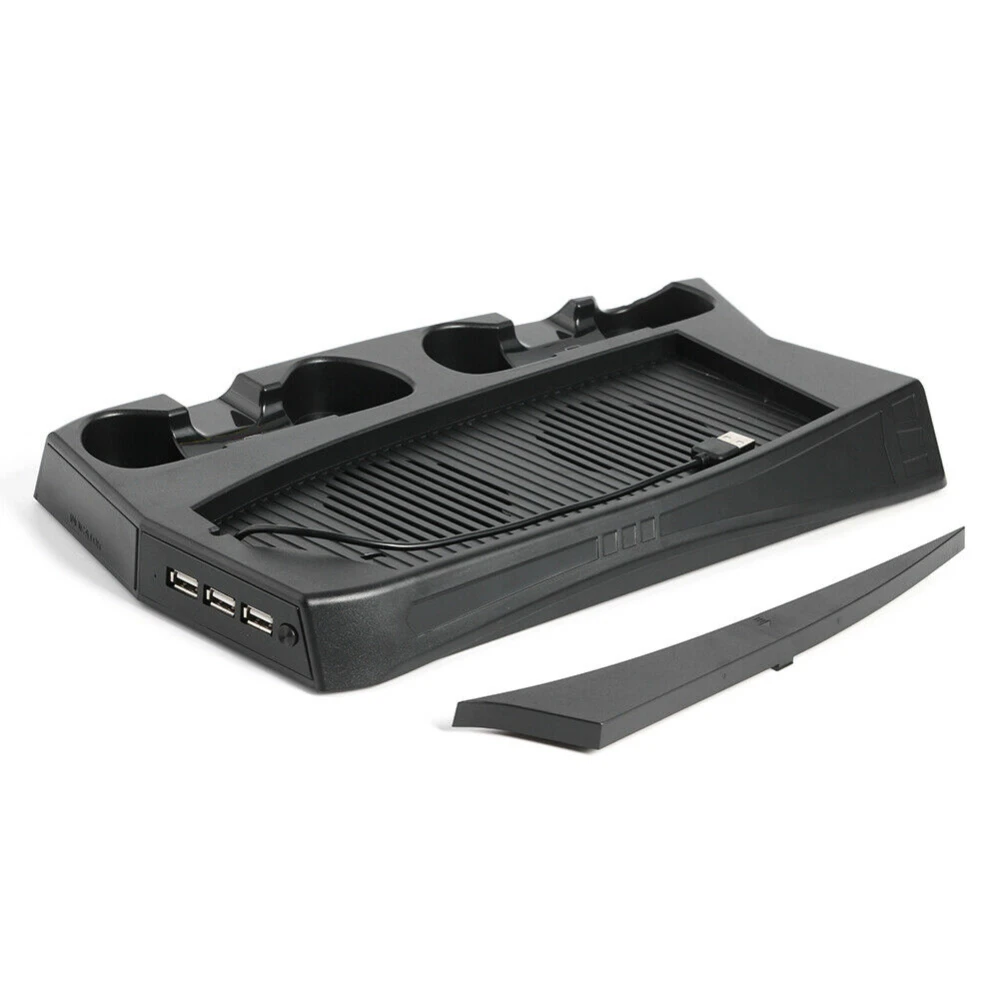 Vista lateral del soporte vertical para consola Playstation 5