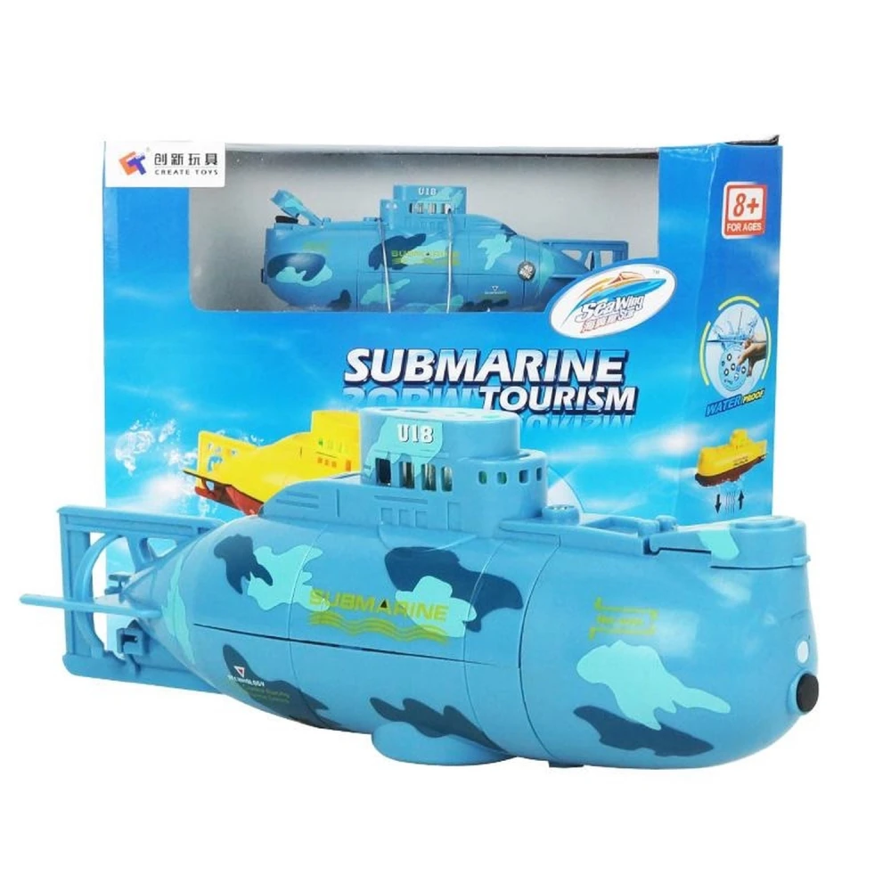 Mini RC podmornica 3 kanala - Rc Micro Submarine plava Satkit