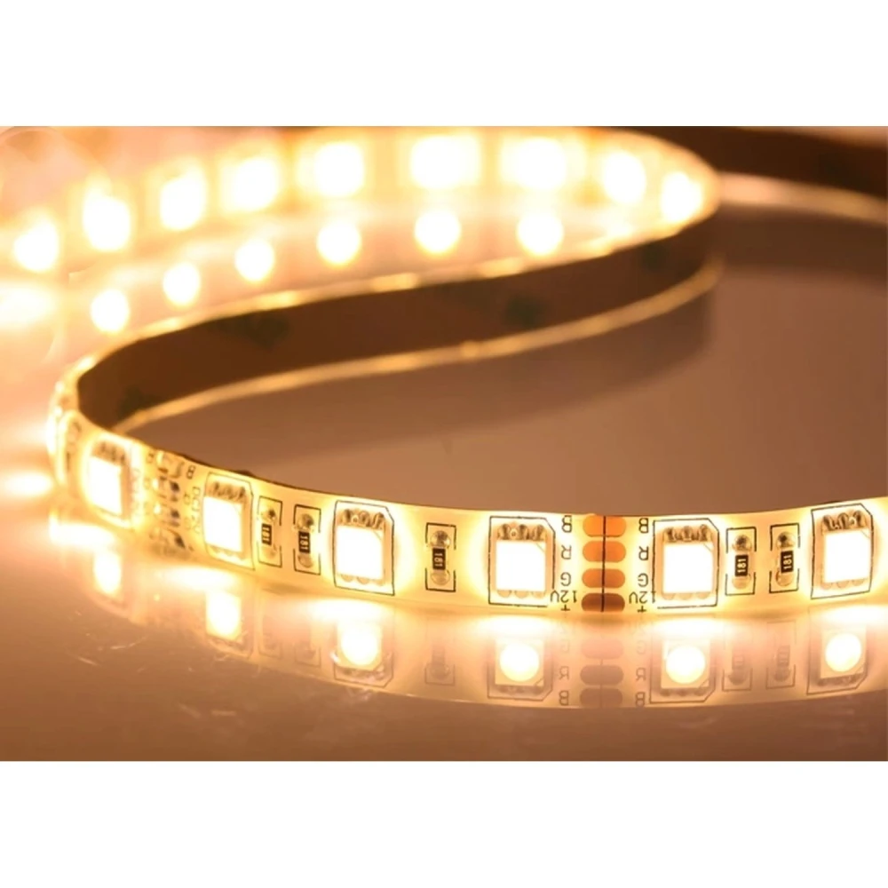 LED traka 12V toplo bijela 5 metara SMD5050 60LED/m 14W za unutarnju i vanjsku upotrebu