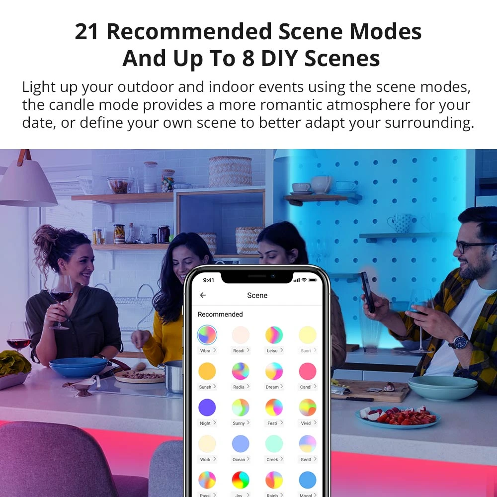 SONOFF L2 Lite WiFi pametna LED traka 5 metara s daljinskim i aplikacijom