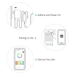 SONOFF L2 Lite WiFi pametna LED traka 5 metara s daljinskim i aplikacijom