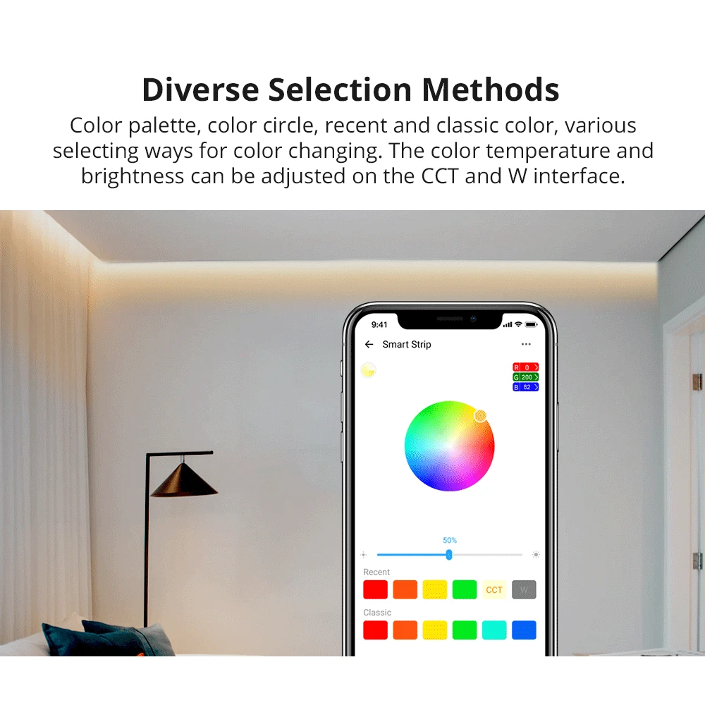 SONOFF L2 Lite WiFi pametna LED traka 5 metara s daljinskim i aplikacijom