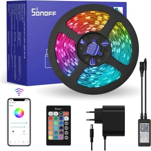 SONOFF L2 Lite WiFi pametna LED traka 5 metara s daljinskim i aplikacijom