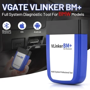 Vgate vLinker BM+ OBD2 Bluetooth skener za BMW i MINI