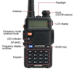 Walkie talkie Baofeng UV-5R 8W sa slušalicom i dual band VHF/UHF