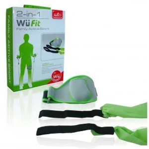 Wii 2 u 1 Active Sports Pack - set fitness dodataka za Wii